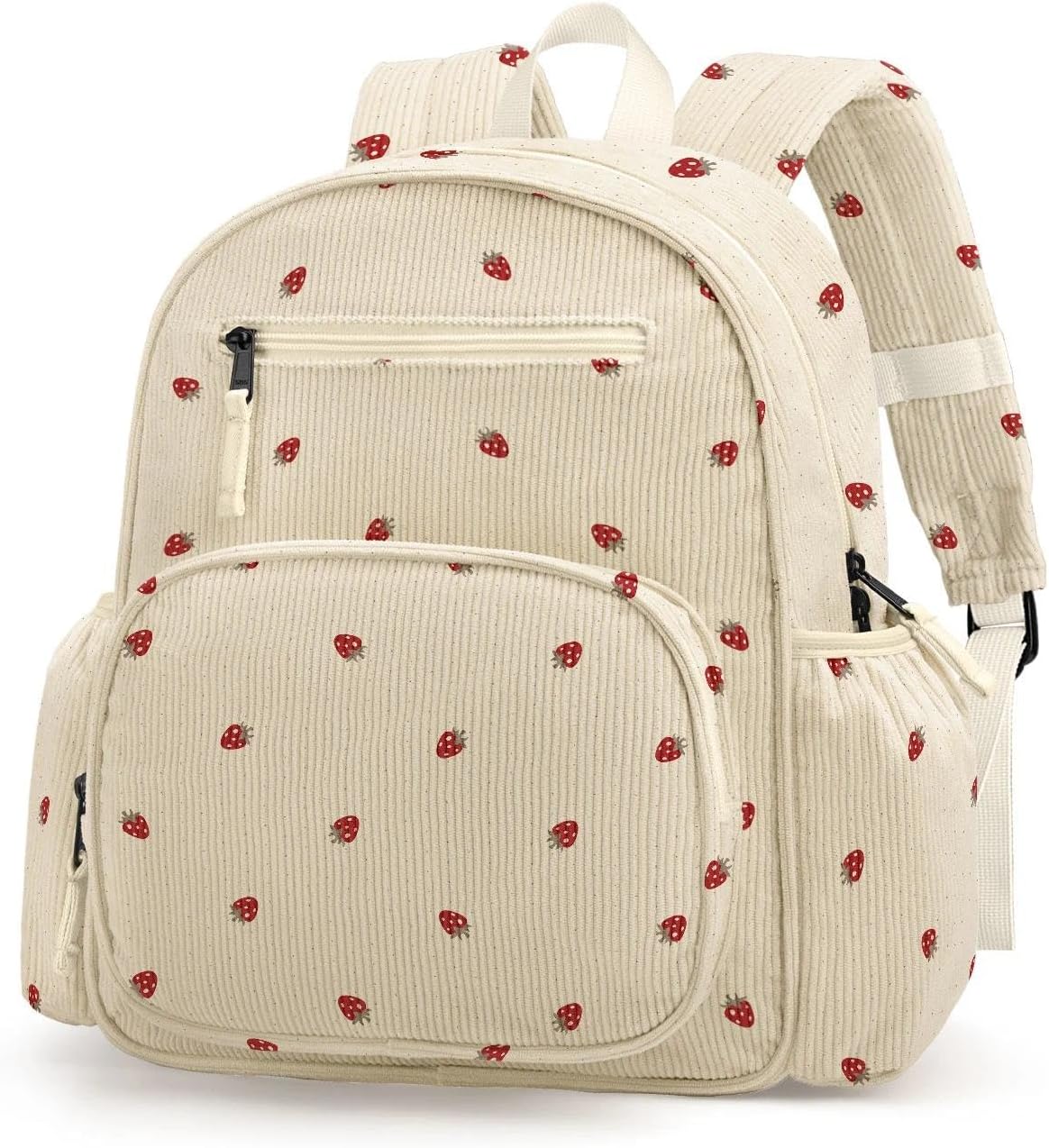 Corduroy Toddler Backpack for Girls 2-5, Preschool Kindergarten Backpack - Cute Kids Backpacks for Girls 13.7" H Fit Folder