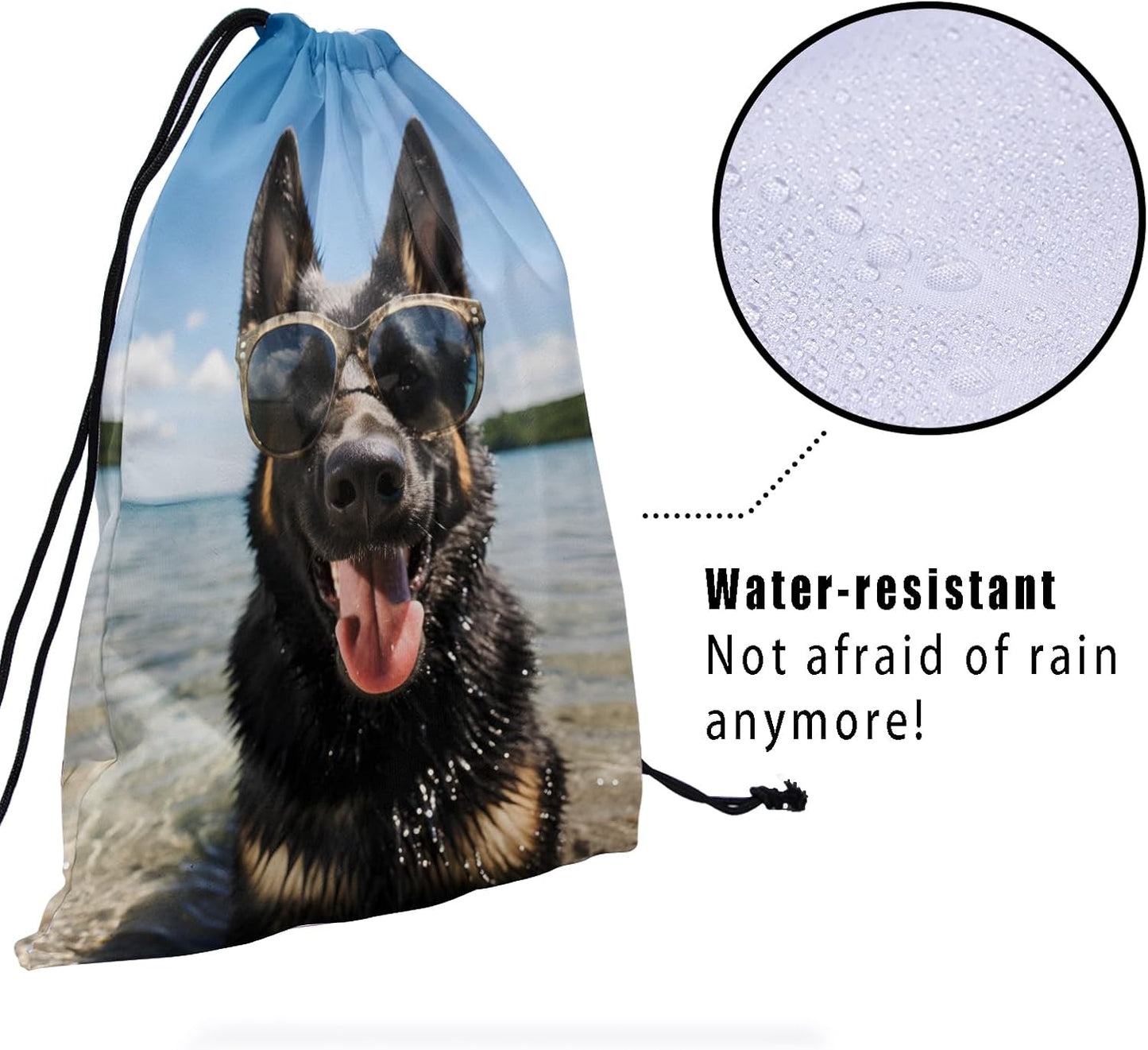 Nerxy Pet Gymnastics Grip Bag Dog Cat Drawstring Grip Bags Puppy Shoe Bag Gym Storage Pouch