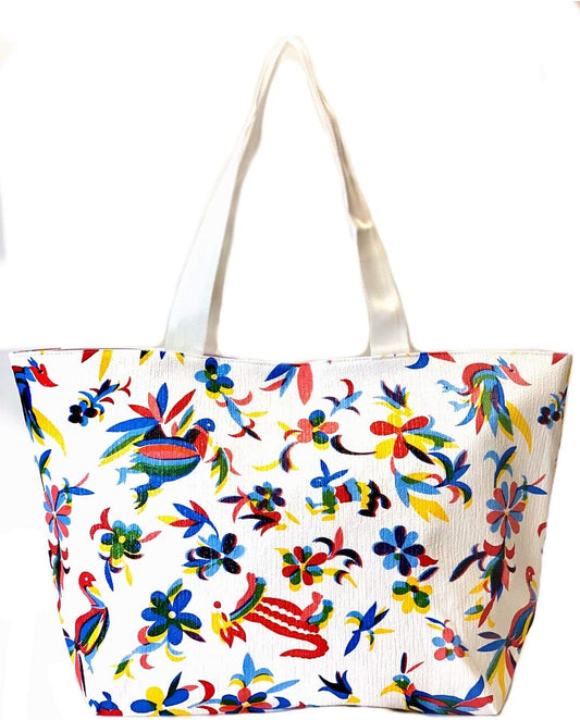 Alux Tote Bag for Women - Waterproof, Sturdy & Spacious Bag for Beach, Work, Gym, Travel - Eco-Friendly & Easy to Clean
