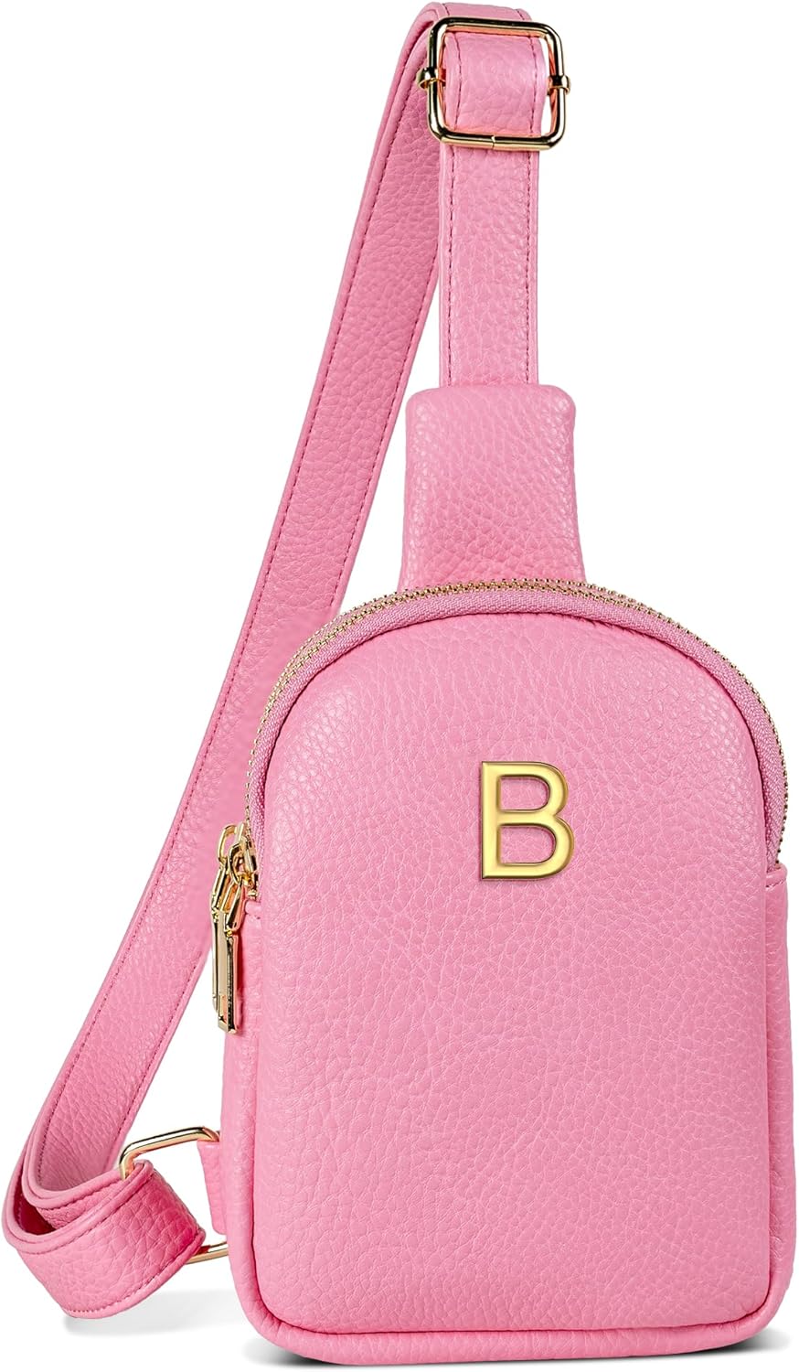 Birthday Gifts for 8 9 10 11 12 13 14 15 16 17 18 19 Year Old Girls, Monogram Crossbody Bags for Women Girls, Mini Lightweight Cross Body Purse, Cute Trendy Travel Fanny Pack with Letter