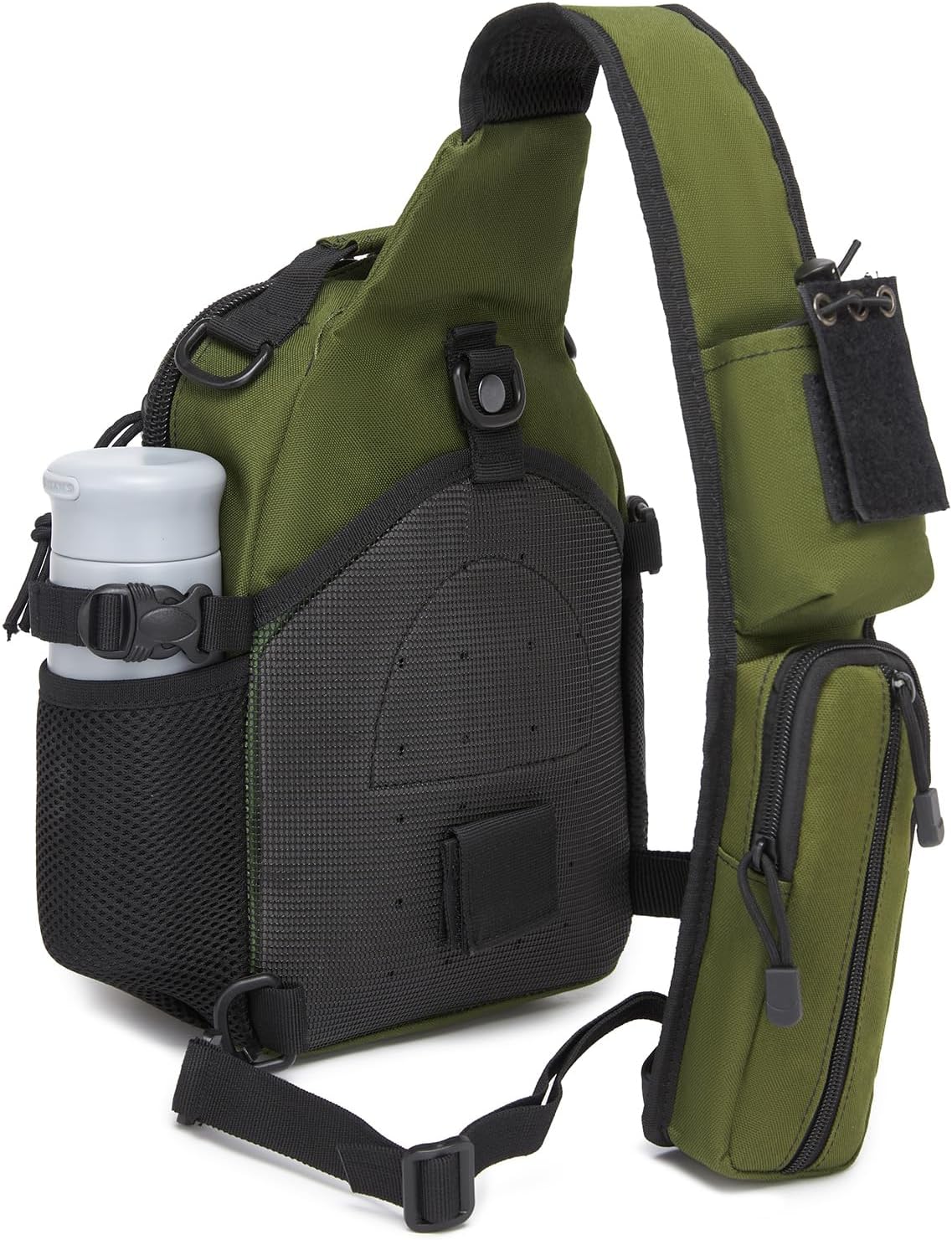 ATBP Small Tactical Holster Sling Backpack Accessories Shoulder Pouch Water Bottle & Radio Holder Crossbody Bag for Men