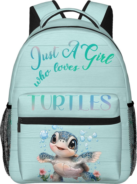 Turtle Kids Backpack for Boys Girls Elementary Schoolbag Kindergarten Bookbags Preschool School Bag Toddler Book Bags Travel Bag Hiking Camping Rucksack Daypack for Students Back to School Gifts