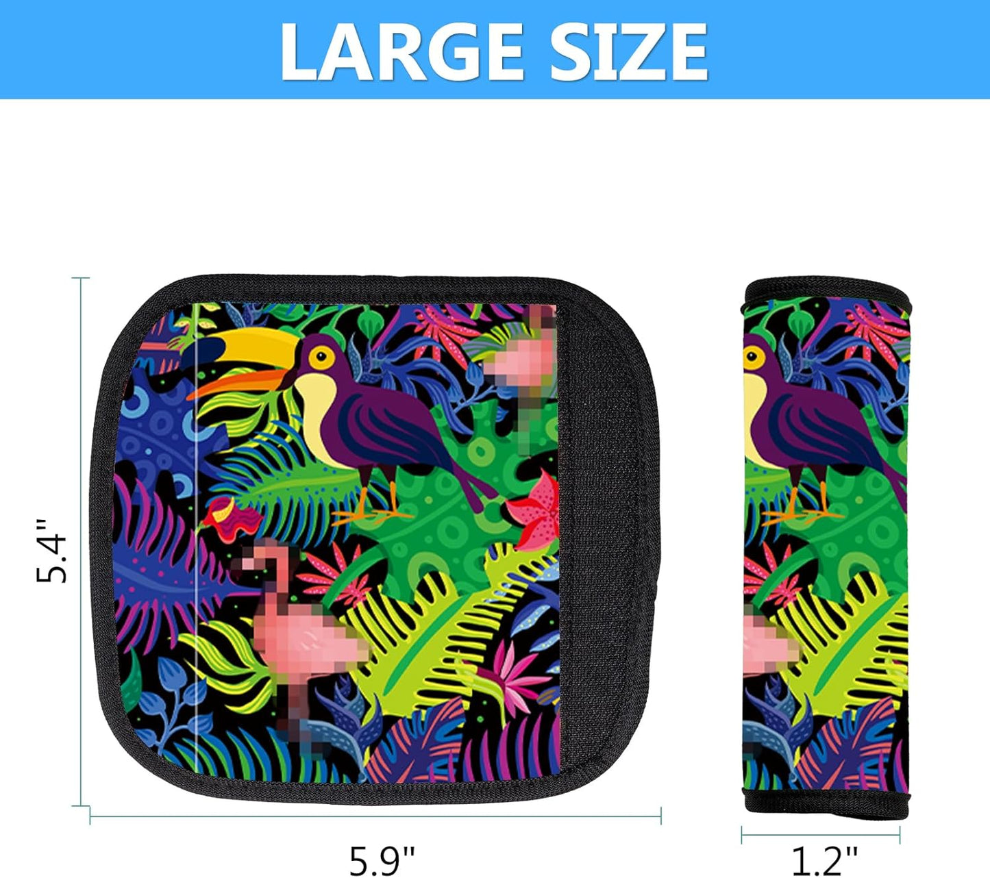 Luggage Handle Wraps 3Pcs – Neoprene Bag Handle Wrap for Bogg, Luggage Identifiers for Suitcases Easy Identification, Stylish & Comfy Suitcase Handle Replacement Travel Accessories for Airport Y10