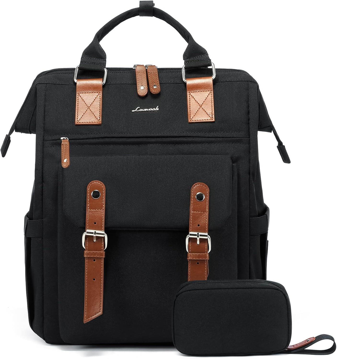 LOVEVOOK Extra Large Travel Laptop Backpack for Women, 18 Inch Computer Backpack Work Commuter Business Trip Weekender Carry on Backpack with Luggage Sleeve, Teacher Doctor Nurse Bags College Daypack