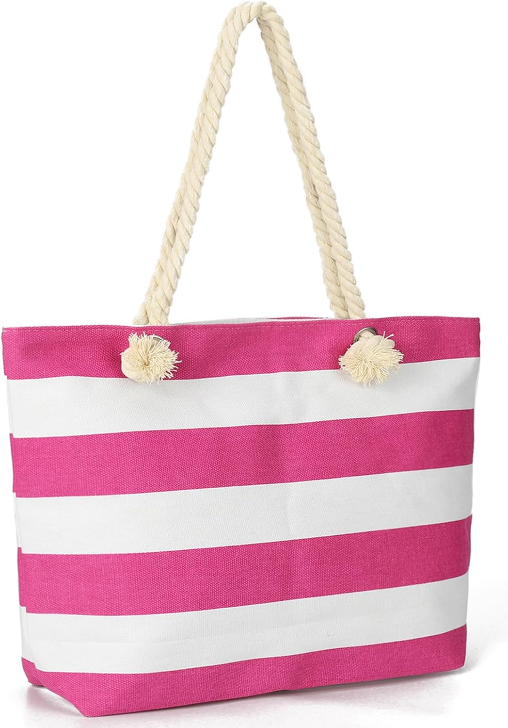LAVTUG Beach Bags for Women, Large Canvas Beach Tote Bag Waterproof Sandproof Beach Bags Swim Pool Bag Travel Essentials