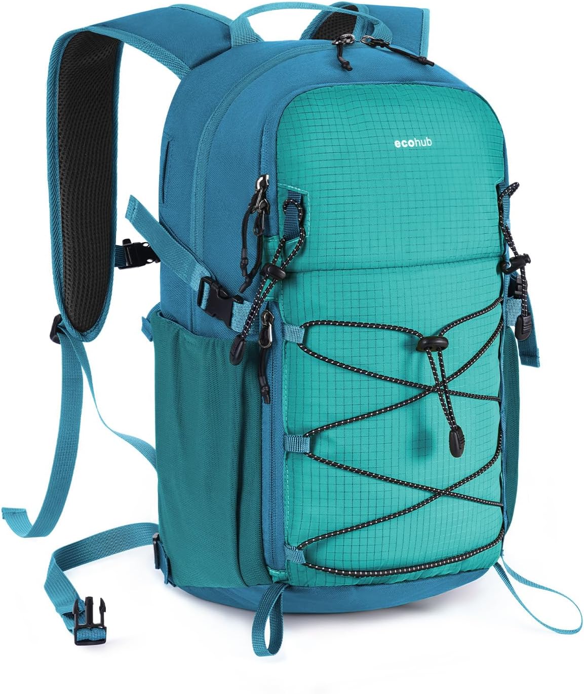ECOHUB Small Hiking Backpack for Men Women, 20L Lightweight Travel Backpacks Water Resistant