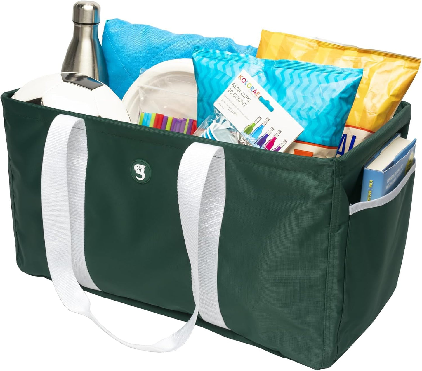 geckobrands Large Utility Tote - Durable Multipurpose Bag for Beach, Travel, Shopping & Outdoor