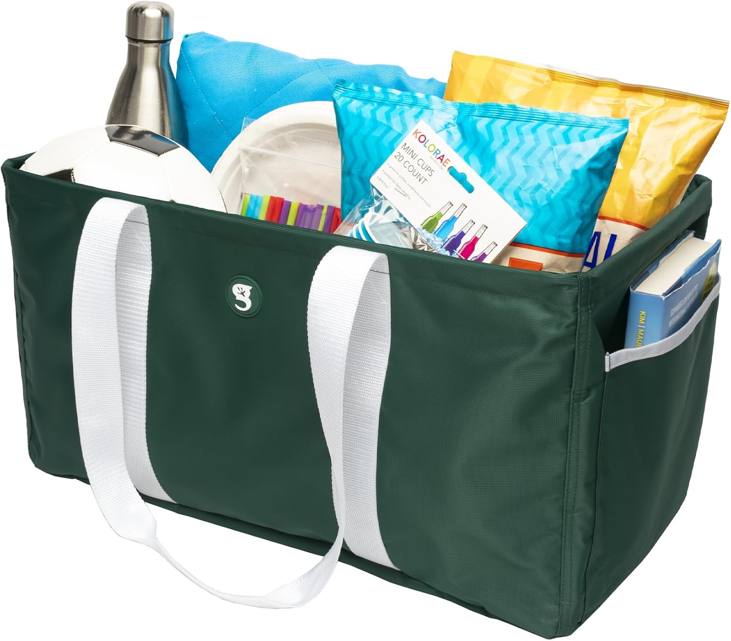 geckobrands Large Utility Tote - Durable Multipurpose Bag for Beach, Travel, Shopping & Outdoor