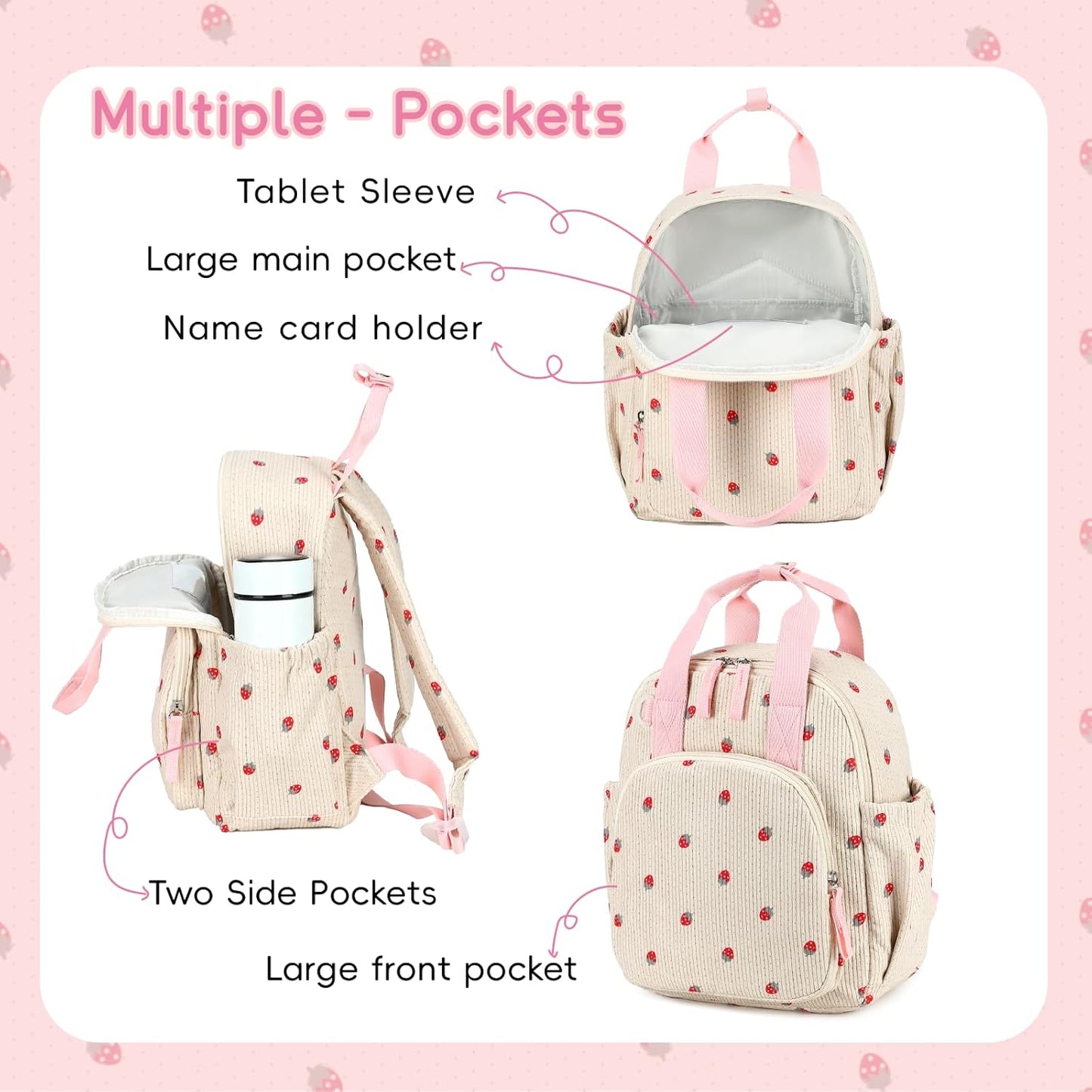 Bluboon Toddler Backpack for Girls Boys 2-4 Cute 12" Preschool Kindergarten Backpacks Kids Daycare Bags School Travel