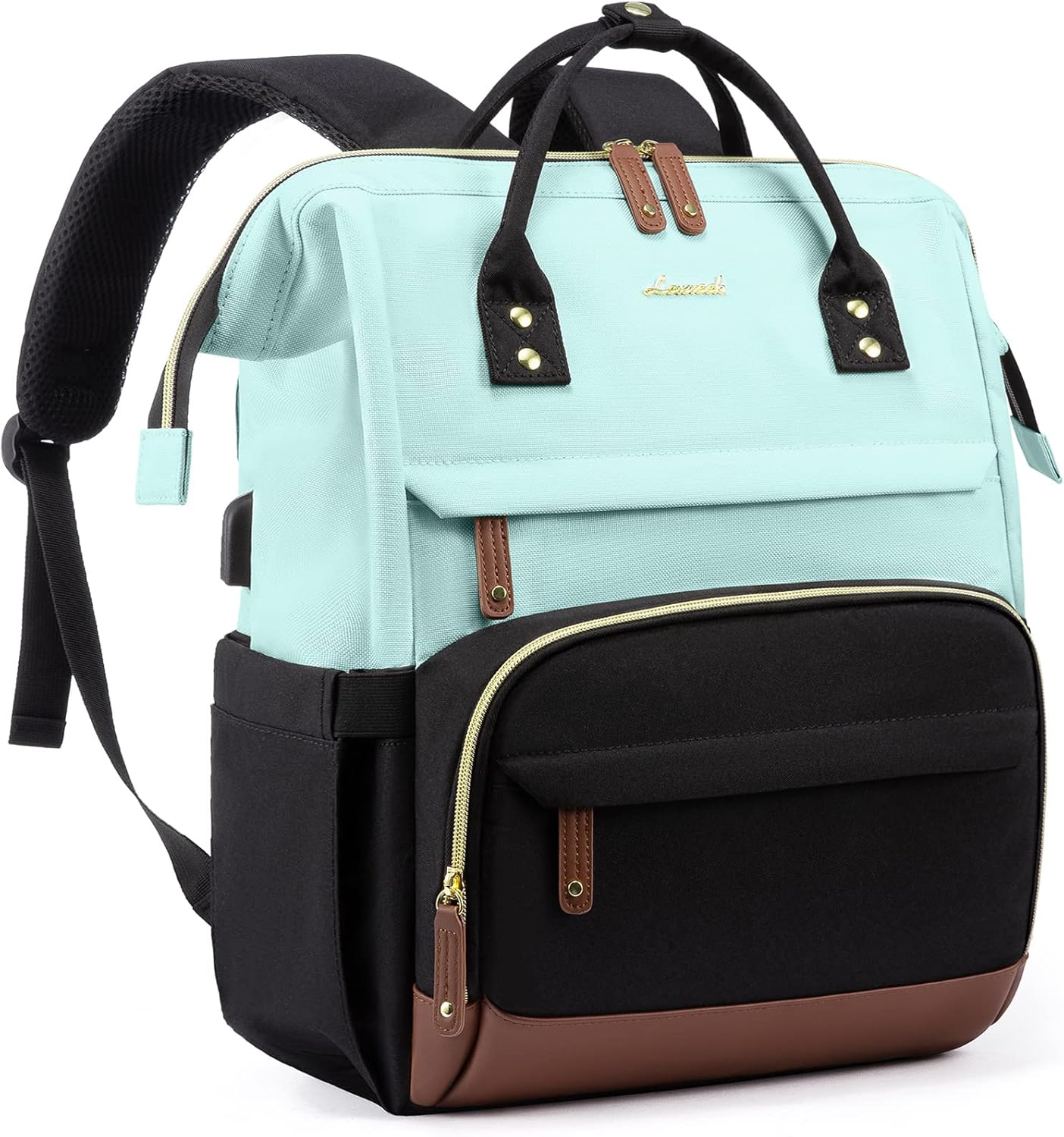 LOVEVOOK Laptop Backpack for Women, 17 Inch Work Business Backpacks Purse With Large Capacity