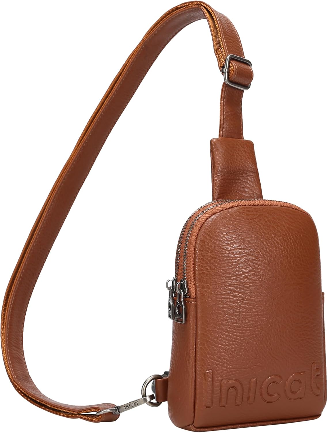 INICAT Travel Small Sling Bag Faux Leather Crossbody Bags Women Cross Body Bag Purses for Woman