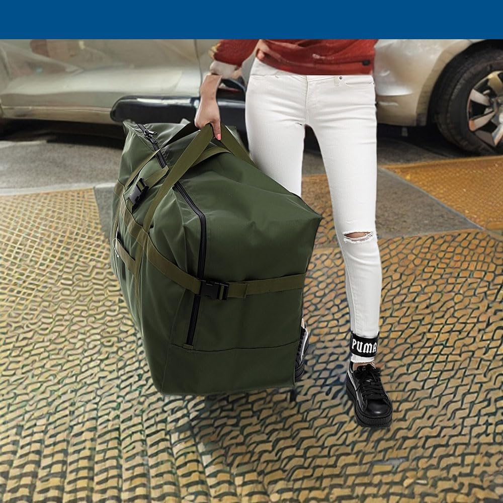 Arxus Large Duffel Bag, Waterproof Carry on Weekend Overnight Storage Bag over Luggage for Airline