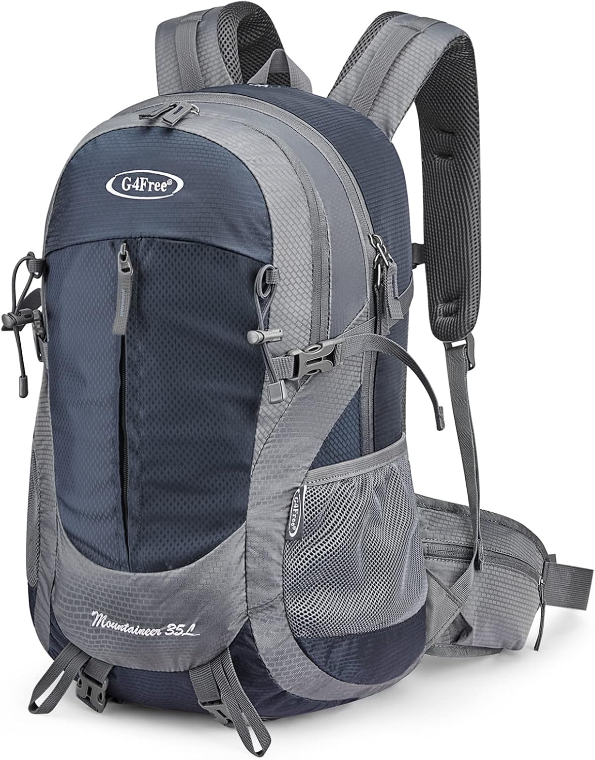 G4Free 35L Hiking Backpack Water Resistant Outdoor Sports Travel Daypack Lightweight with Rain