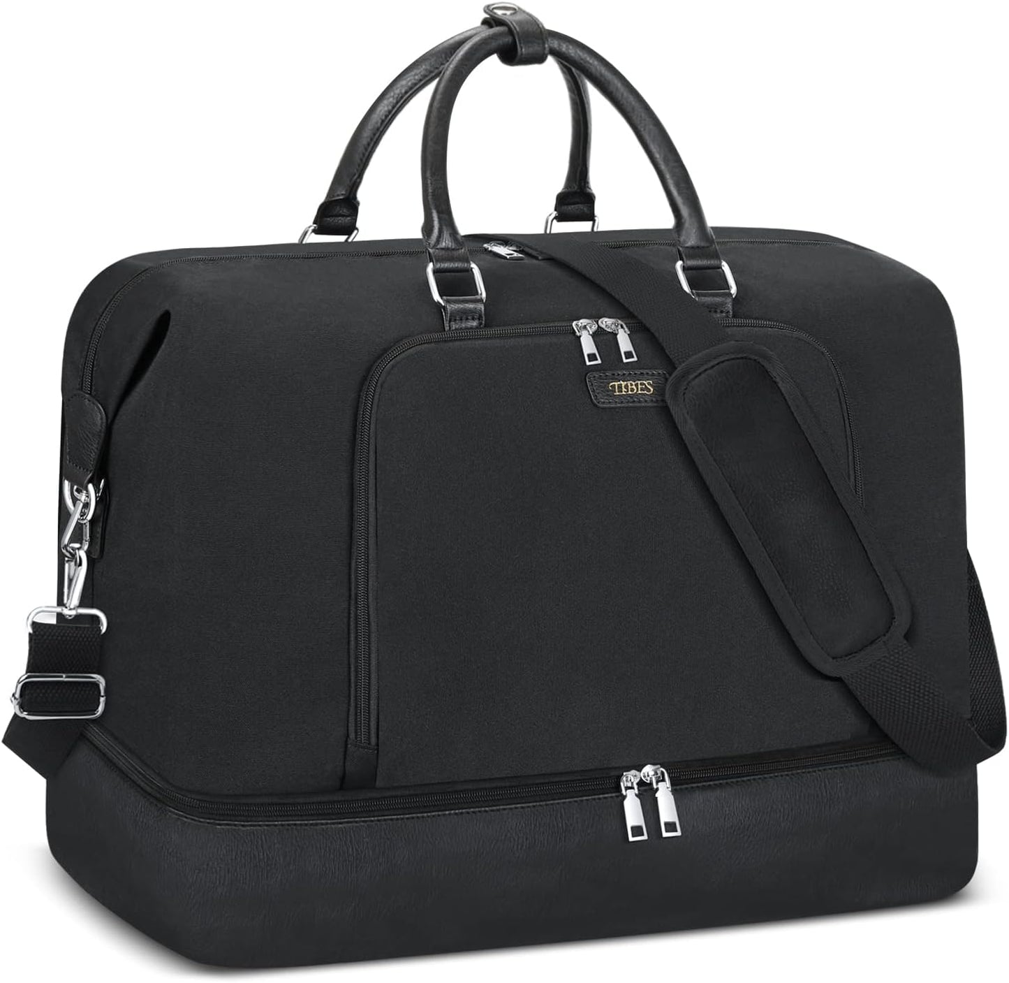 Travel Weekender Bag for Women, Overnight Bag with Shoe Compartment Oversized Travel Duffel Bag Carry On Tote 21"