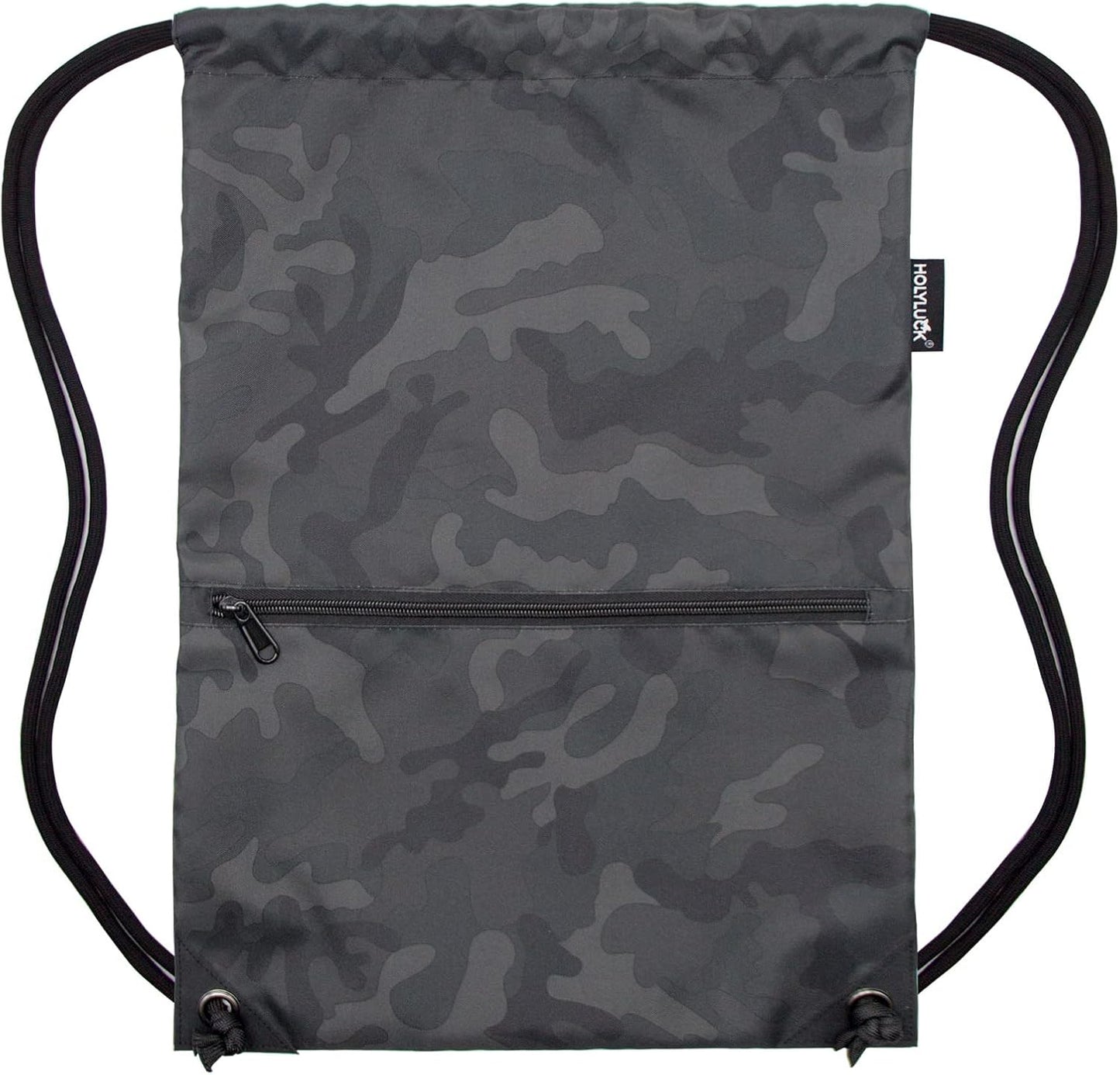 HOLYLUCK Drawstring Backpack Bag Sport Gym Sackpack