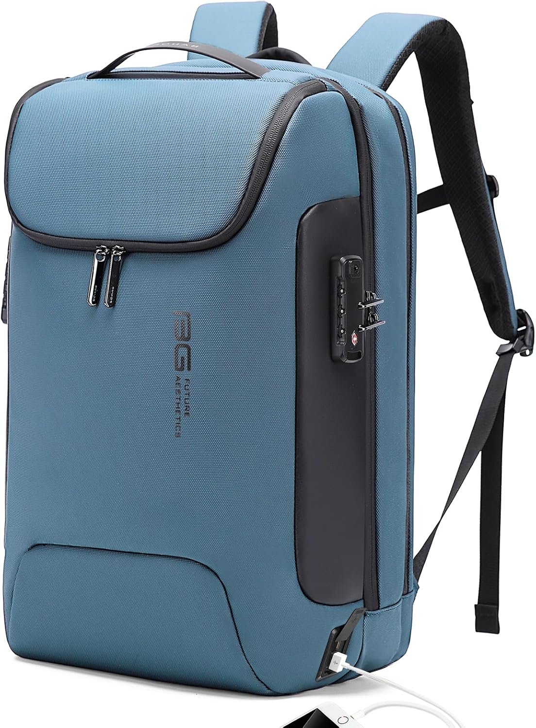 BANGE Anti-Theft Travel Backpack,Waterproof Fashion Work Backpacks,High Tech Backpack with USB3.0
