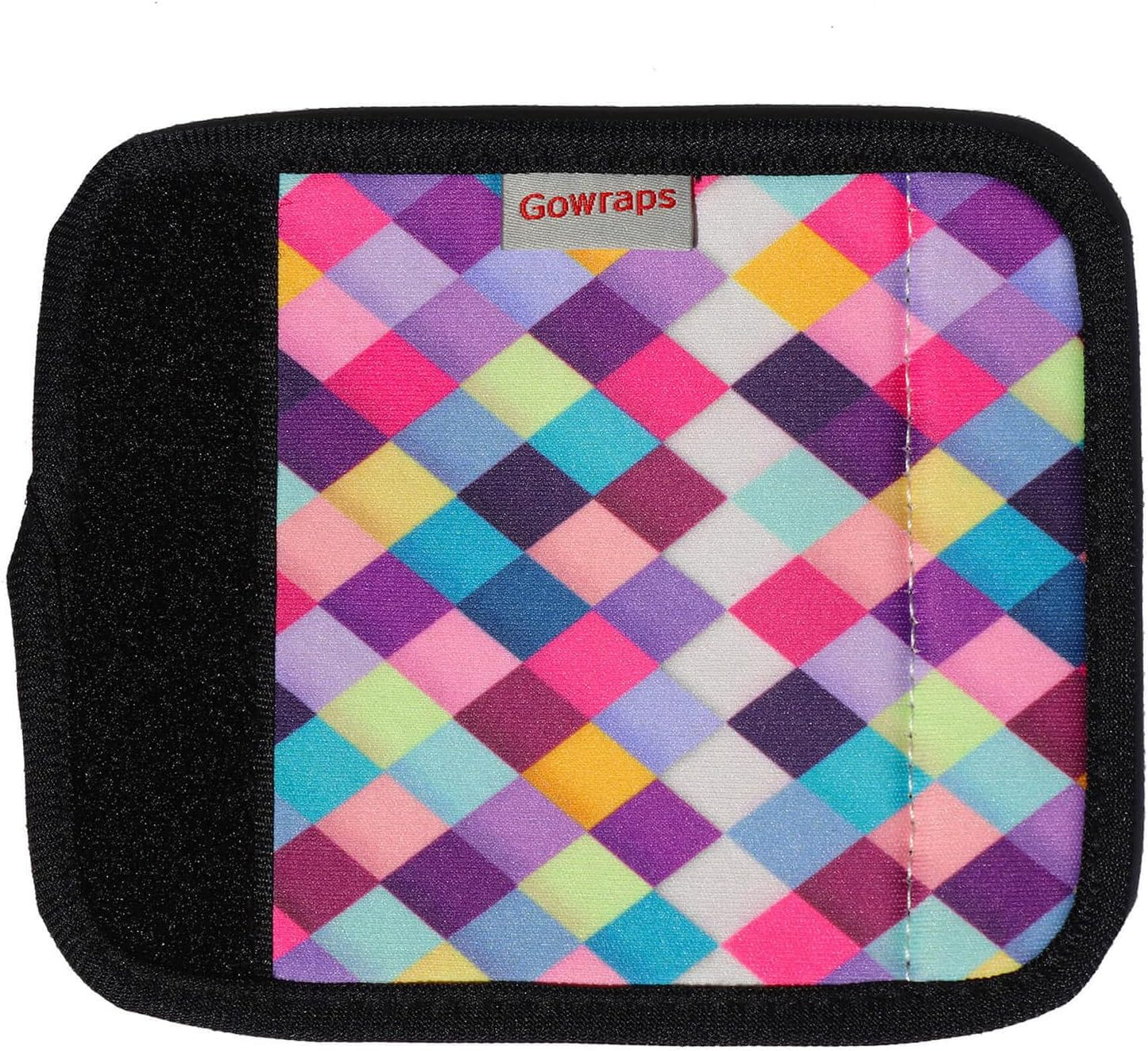 Suitcase Tags Identifiers-Luggage Handle Wrap Travel Luggage identifiers For Suitcases Unique Travel essentials for Airplane/Flying/Luggage (Colorful Check)