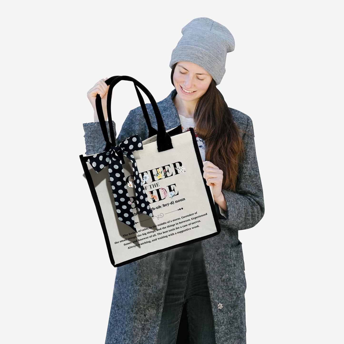 Definition Shoulder Beach Bag - Floral Canvas Tote Bag Gifts
