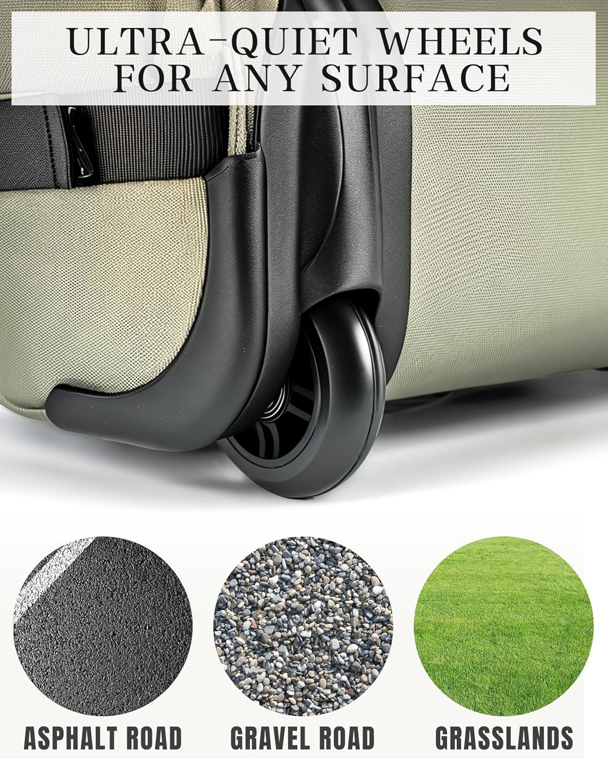 Carry On Backpack with Wheels for Adults, Airline Approved Rolling Backpack for Women, Foldable Bottom Travel Laptop Backpack
