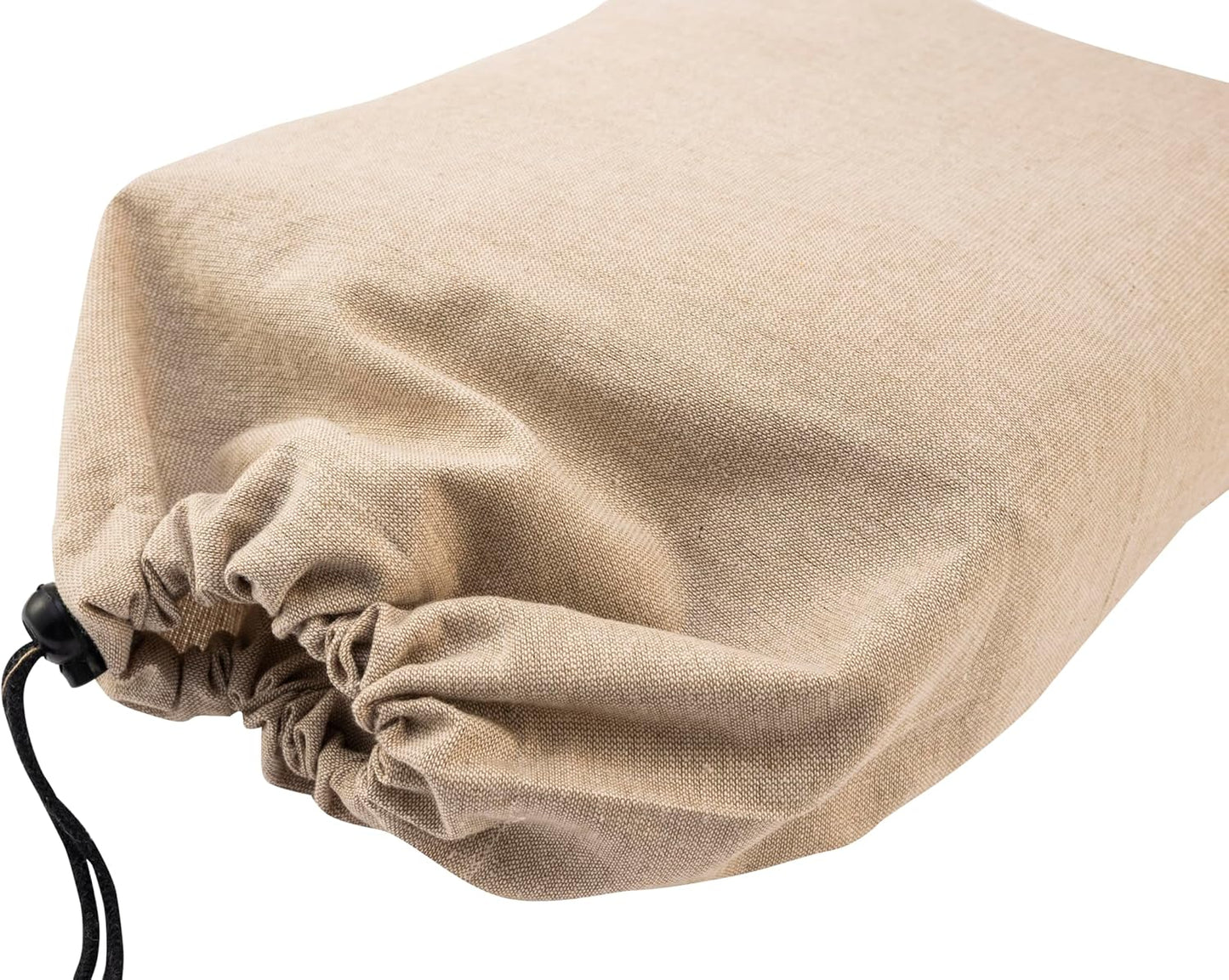 LFH Cotton Rich Shoe Storage Bags with Drawstring, Dustproof Breathable Reusable Organizer, Perfect For Travel, Dorm, Hotel, College, Gym, Easy to Carry Machine Washable 12"x17" (Pack of 2) - Chambray