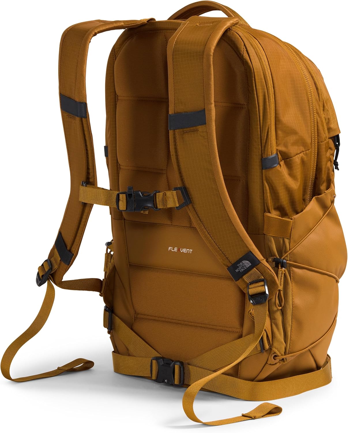 The North Face Borealis Commuter Laptop Backpack | Water Repellent Finish, 16" Laptop Sleeve, Large Main Compartment for Everyday Carry, Timber Tan/TNF Black, One Size