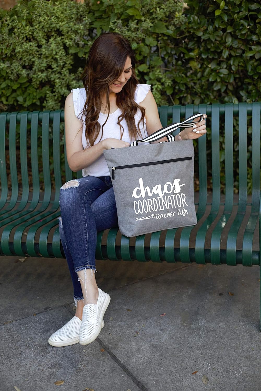 Brooke & Jess Designs Teacher Tote Bag for Work - Teacher Handbag Gifts for Women, Teacher Bag Best Teacher Appreciation Gift