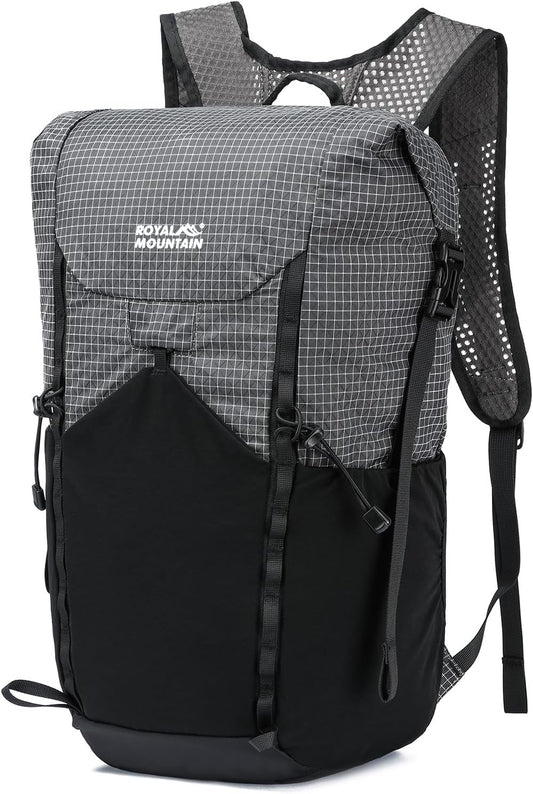 20l Hiking Backpack For Women&Men, Water Resistant Daypack Backpacks, Foldable & Packable Hiking Backpack, Lightweight Small Daypack For Travel Camping (Grey)