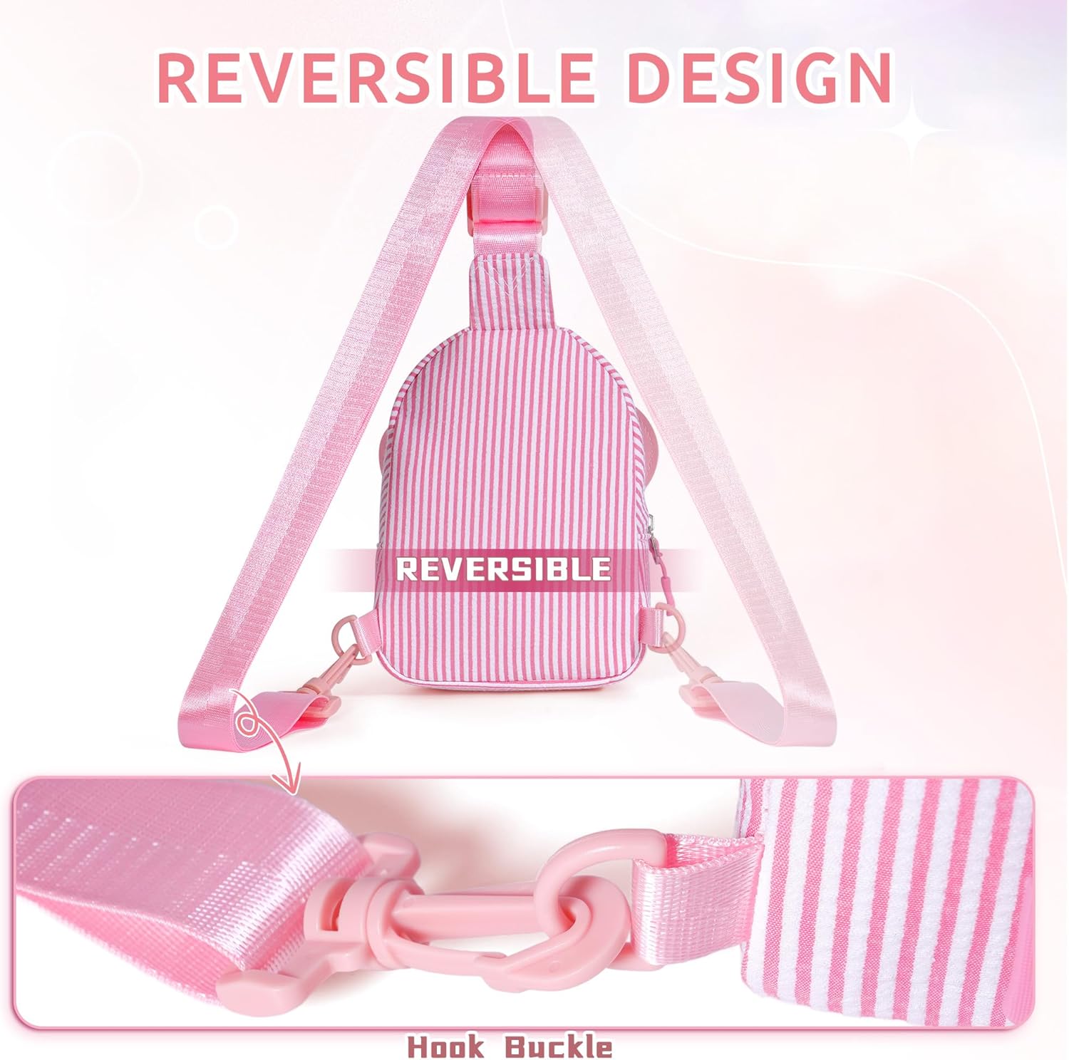 YOOLIFE Crossbody Bags for Girl Kid, Girls Kids Birthday Gifts Monogram Sling Bags for Kid Girls