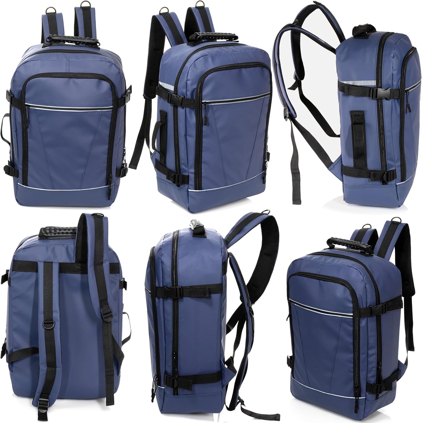 Moda West 12-Pack 18 Inch Deluxe Travel Backpacks - Bookbags in Bulk for and High School Students, 3 Assorted Colors