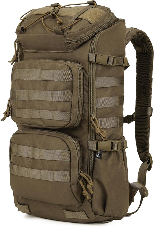 Mardingtop Tactical Backpacks Molle Hiking daypacks for Motorcycle Camping Hiking Military Traveling,25L Backpack