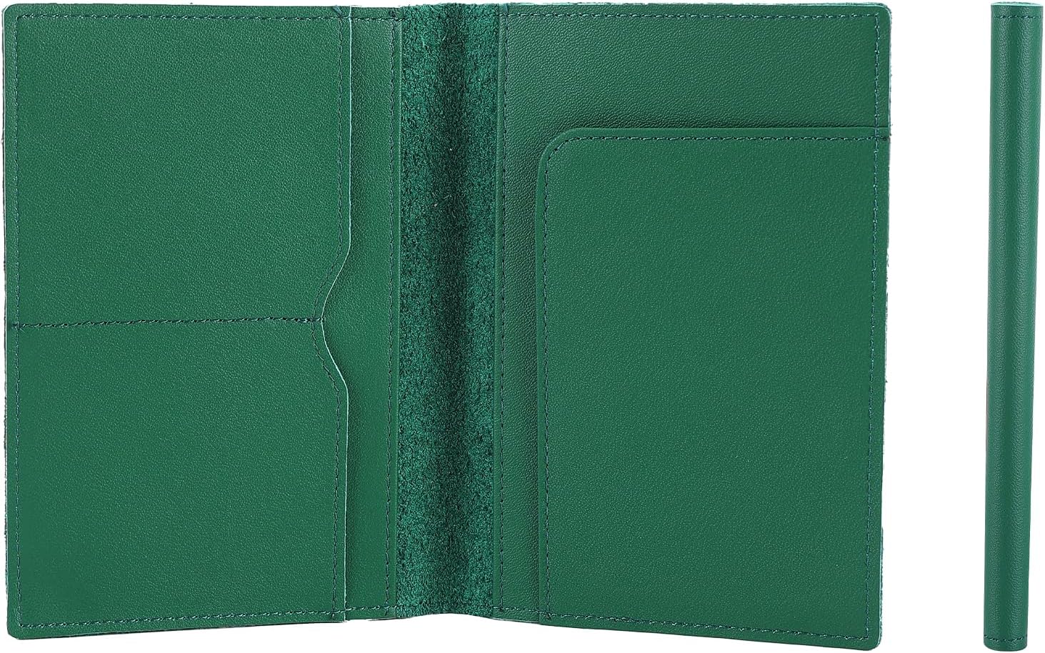 STAR VISTA Albatross Leather Travel Passport Holder, Minimalist Design, Calfskin Leather Case for