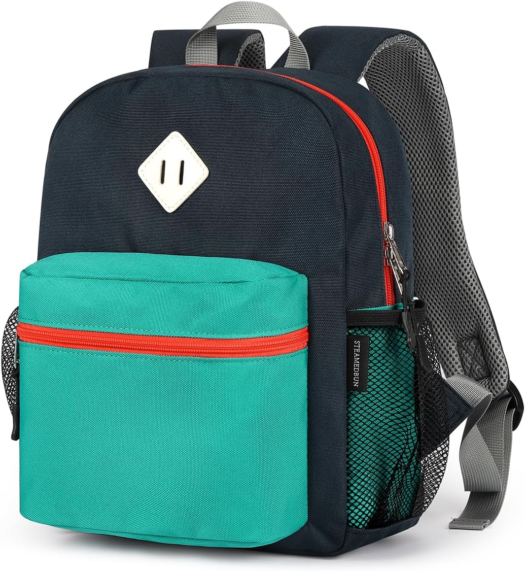 STEAMEDBUN Toddler Backpack for Boys 2-4, Kindergarten & Preschool Mini