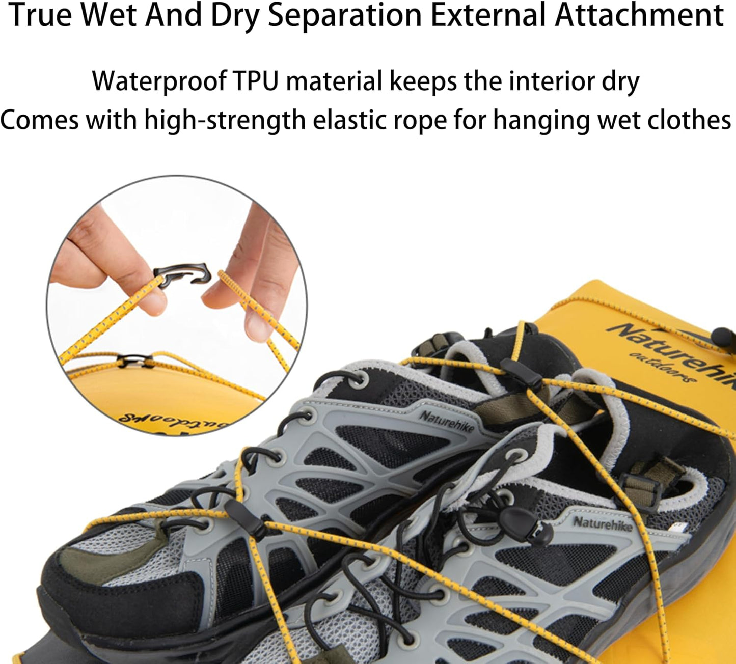 Naturehike Waterproof Backpack For Men, Hiking Backpack Waterproof Outdoor Day Pack, Lightweight