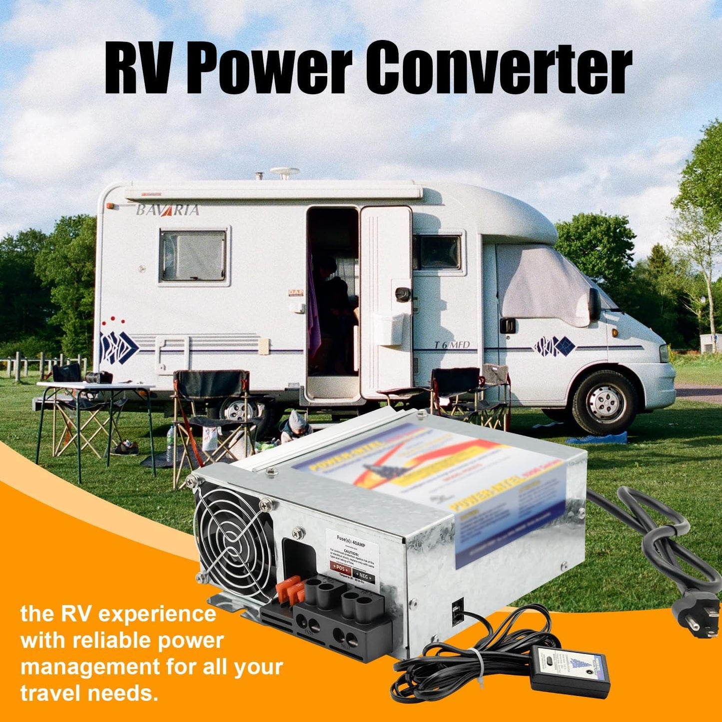 PD9270 70Amp RV Converter Charger PD9200 Series Power Converter/Battery Chargers for rv,Camper,caravans,Trailer.120v to 12v Power Converter (PD9270)