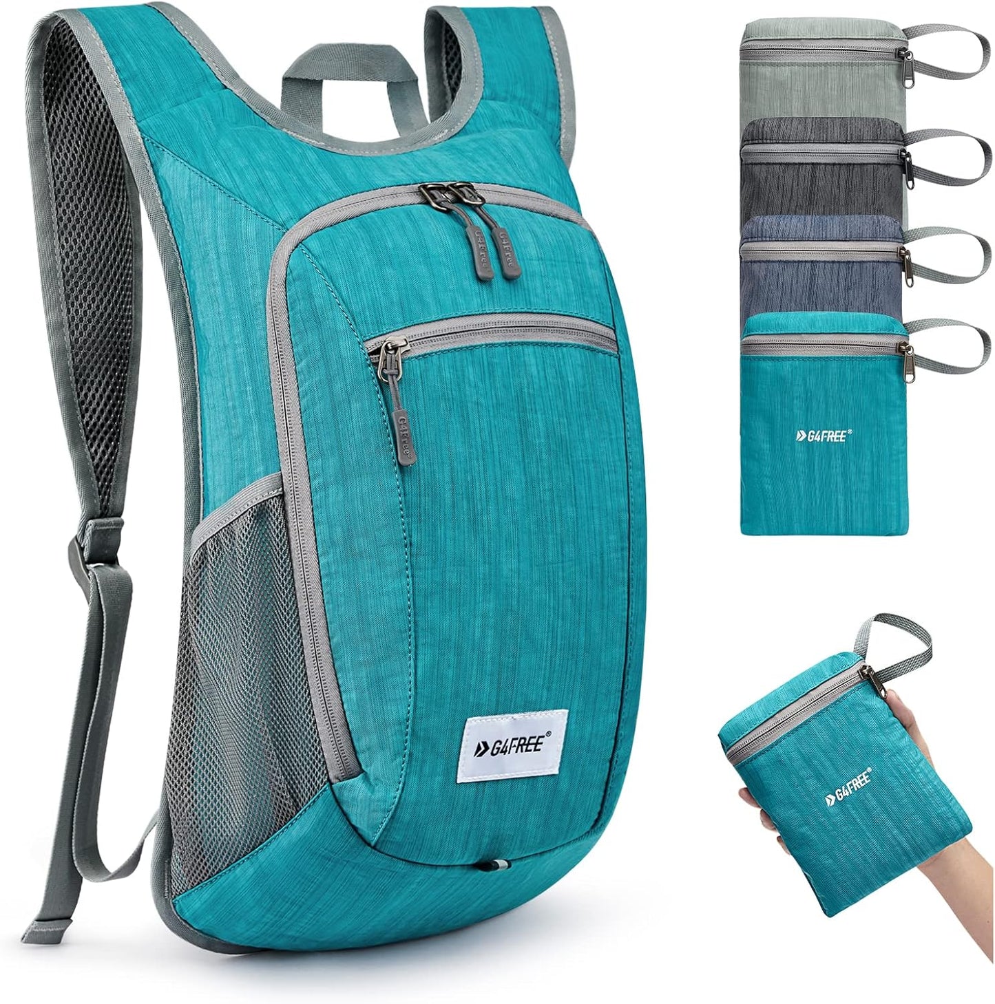 G4Free 10L/15L Hiking Backpack Lightweight Packable Hiking Daypack Small Travel Outdoor Foldable