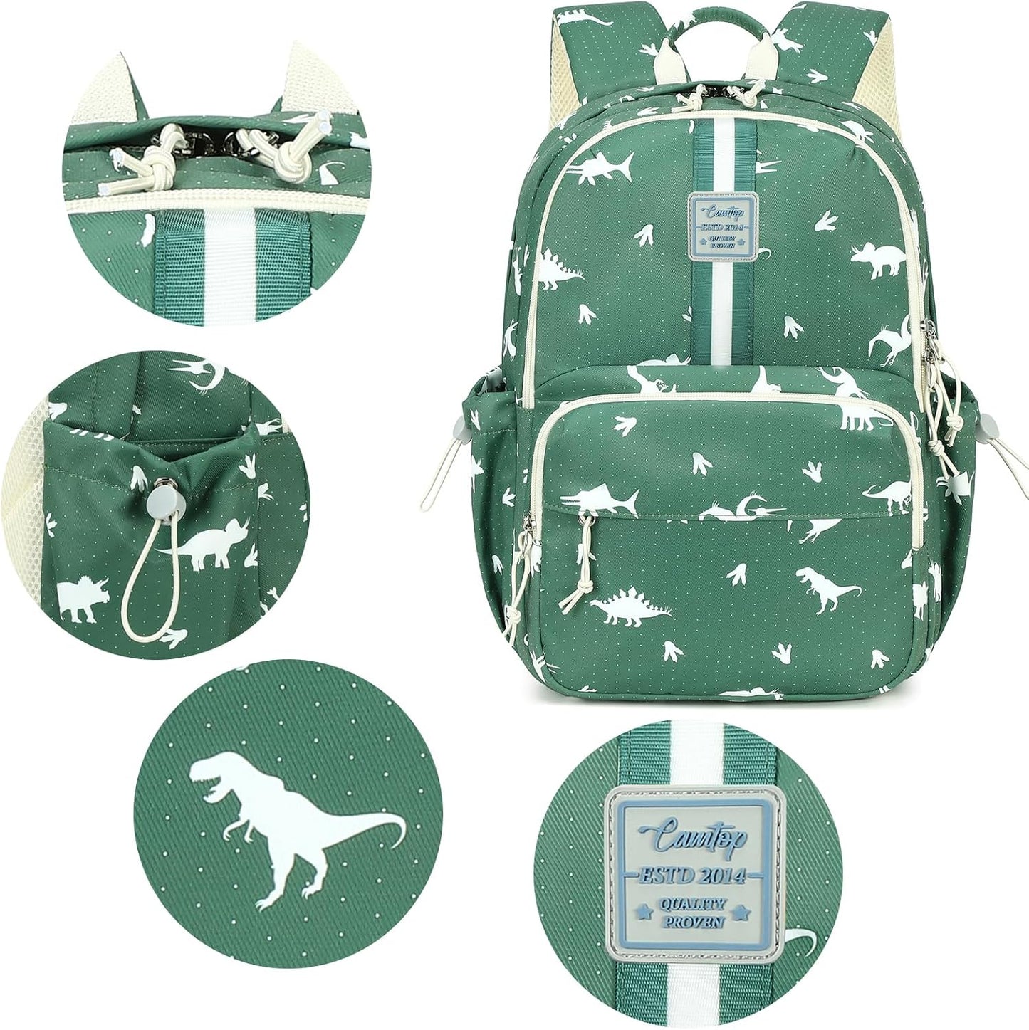 CAMTOP Preschool Backpack for Kids Boys Girls Toddler Backpack Kindergarten School Bookbags for Age 3-8