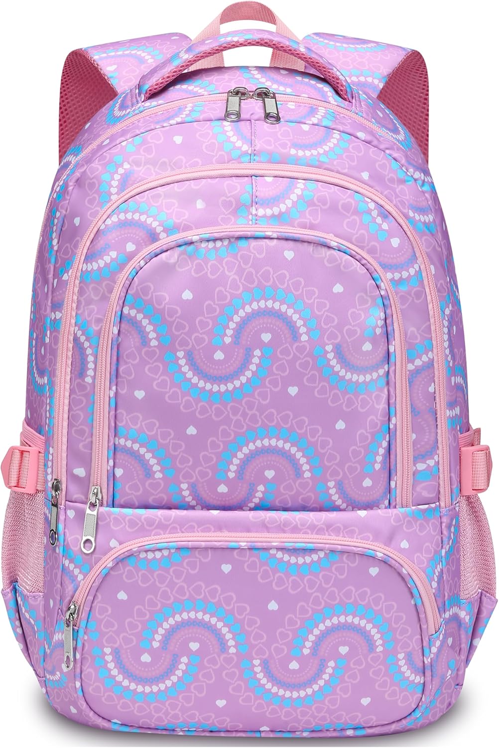 BLUEFAIRY Kids Backpacks for Boys Girls Elementary Primary Middle School Bookbags Back to School Bags for Childs Age 6-8 Mochilas Escolares para Niños Niñas 17 Inch Purple