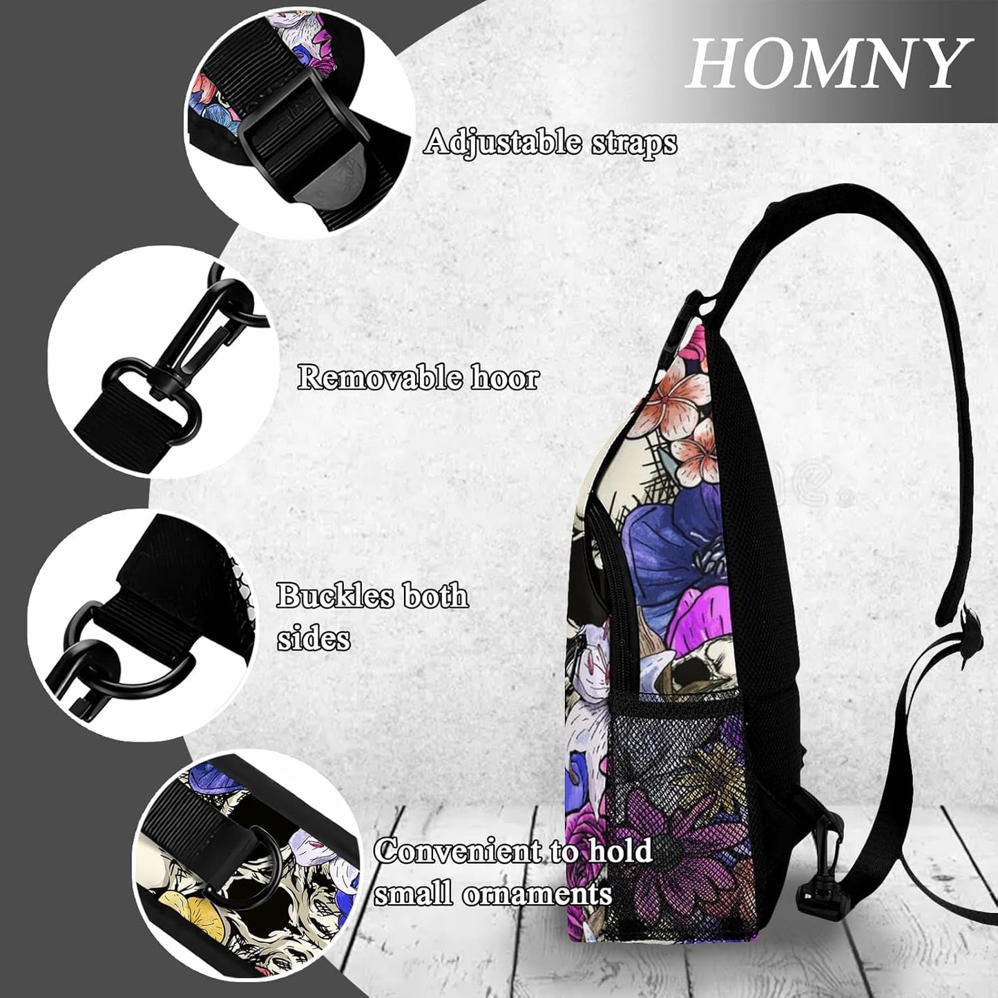 Sling Backpack Trendy Sling Bag Multipurpose Crossbody Sling Travel Hiking Crossbody Shoulder Backpack