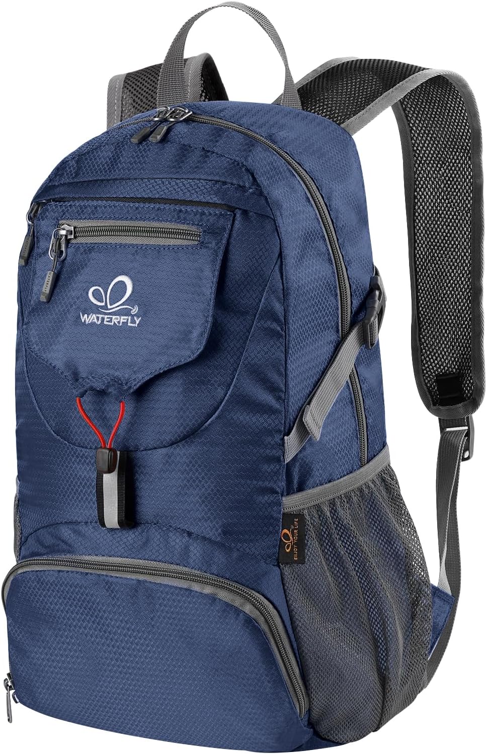 WATERFLY Small Lightweight Packable Backpack: 20l Ultra Light Foldable Travel Hiking Camping