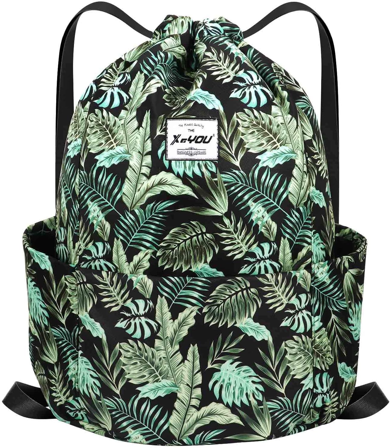 XEYOU Drawstring Sports Backpack Lightweight Gym Yoga Sackpack Shoulder Rucksack Casual Outdoor Daypack for Women and Men