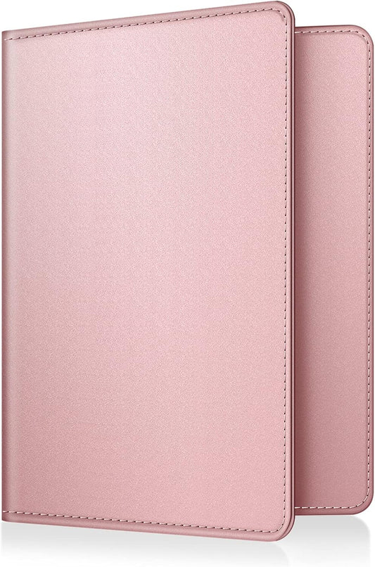 FINTIE Passport Holder, Slim Travel Wallet RFID Blocking Card Case Cover Passport Cover Protector Essentials with Credit Card Slots for Women/Men