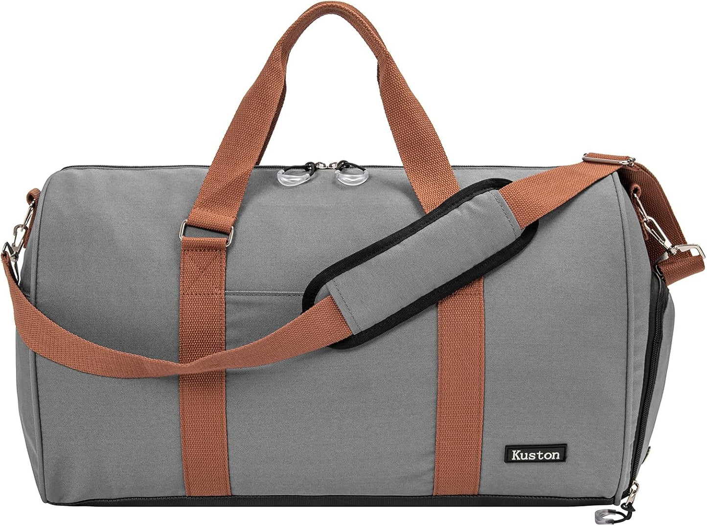 Kuston Sports Gym Bag with Shoe Compartment&Wet Pocket,Travel Duffel bag,Weekend Bag,Workout Bag
