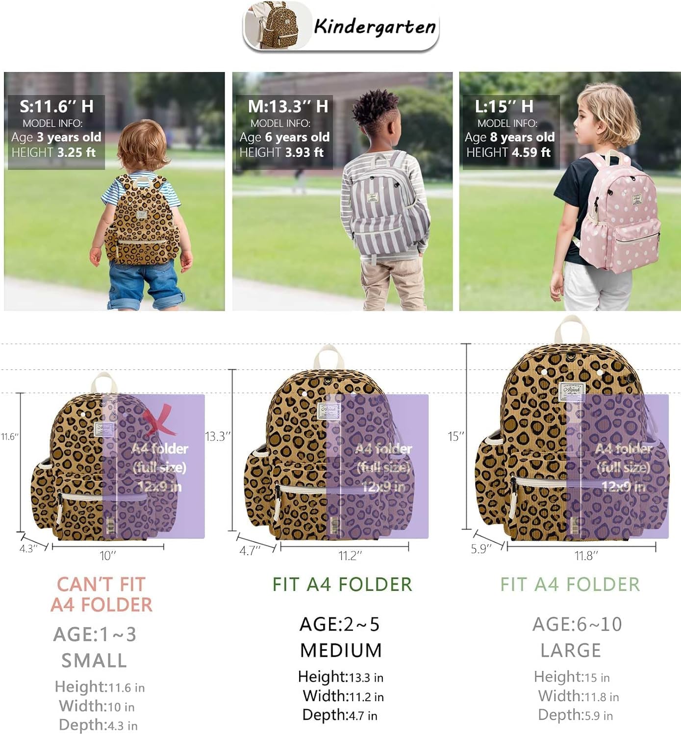 Corduroy Toddler Backpack for Girls 2-5: Preschool Backpack for Girls