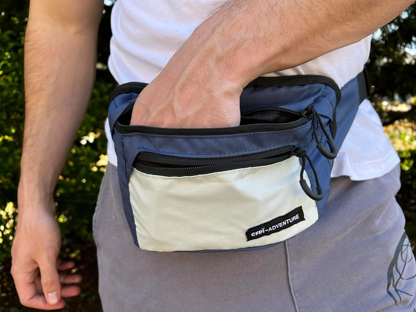 Men's Fanny Bag – Durable, Lightweight Waist Bag with Adjustable Strap & Multiple Zipper Pockets for Travel, Outdoors & Daily Use