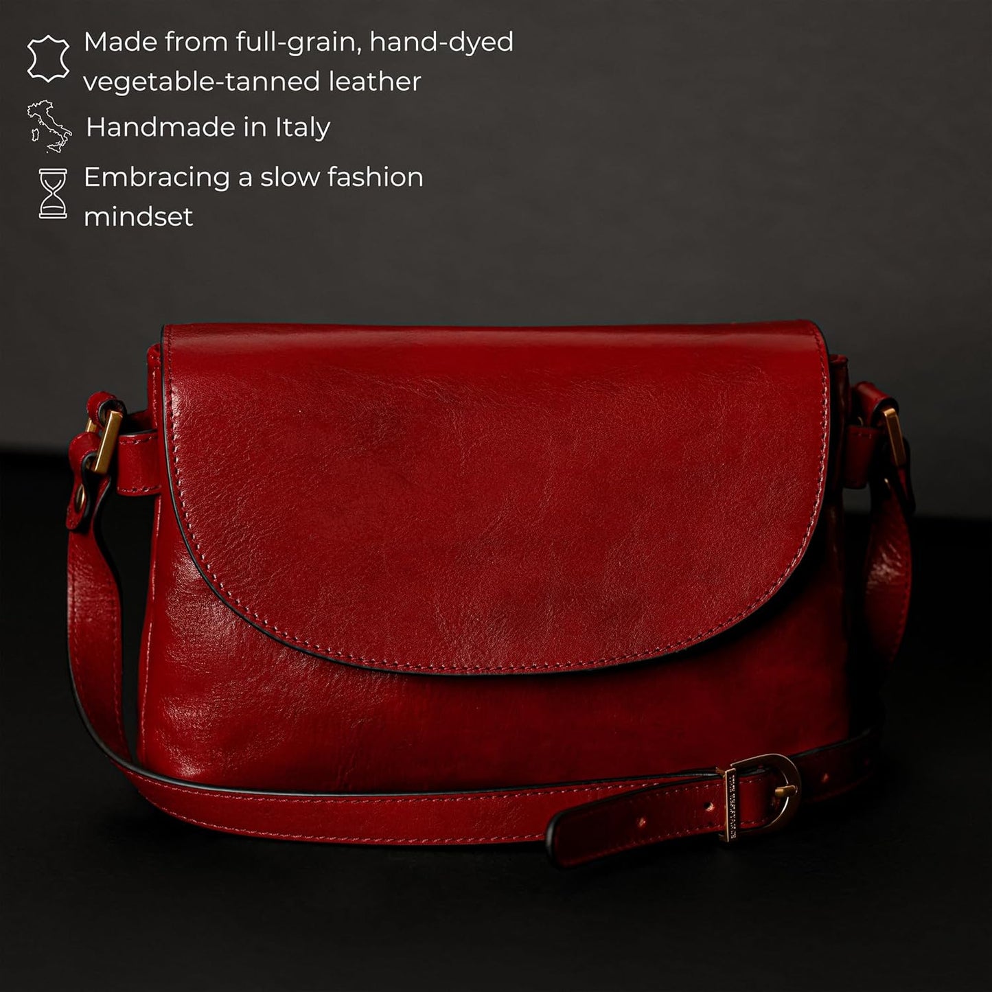 Time Resistance Leather Cross Body Bag for Women - Handbag - Shoulder Bag - Messenger - Purse