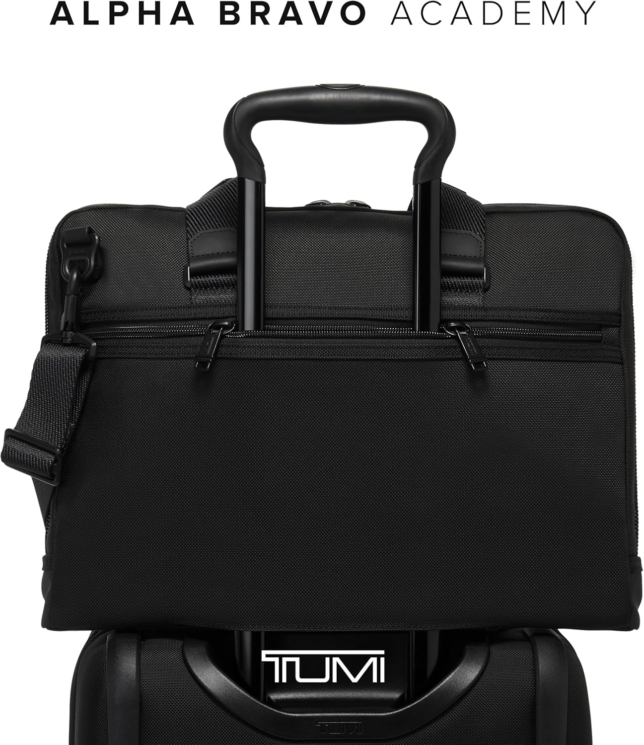 TUMI - Alpha Bravo Academy Brief - Compact Laptop Briefcase - Travel Laptop Bag - 11.8" X 15.5" X 2.0" - For 15" Laptop
