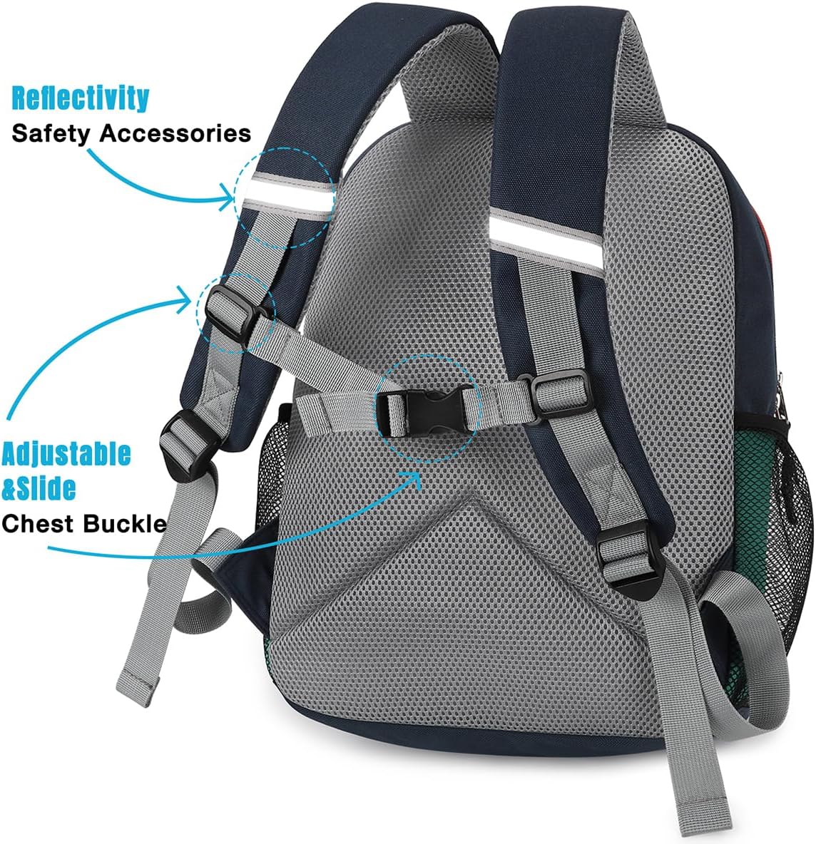 STEAMEDBUN Toddler Backpack for Boys 2-4, Kindergarten & Preschool Mini