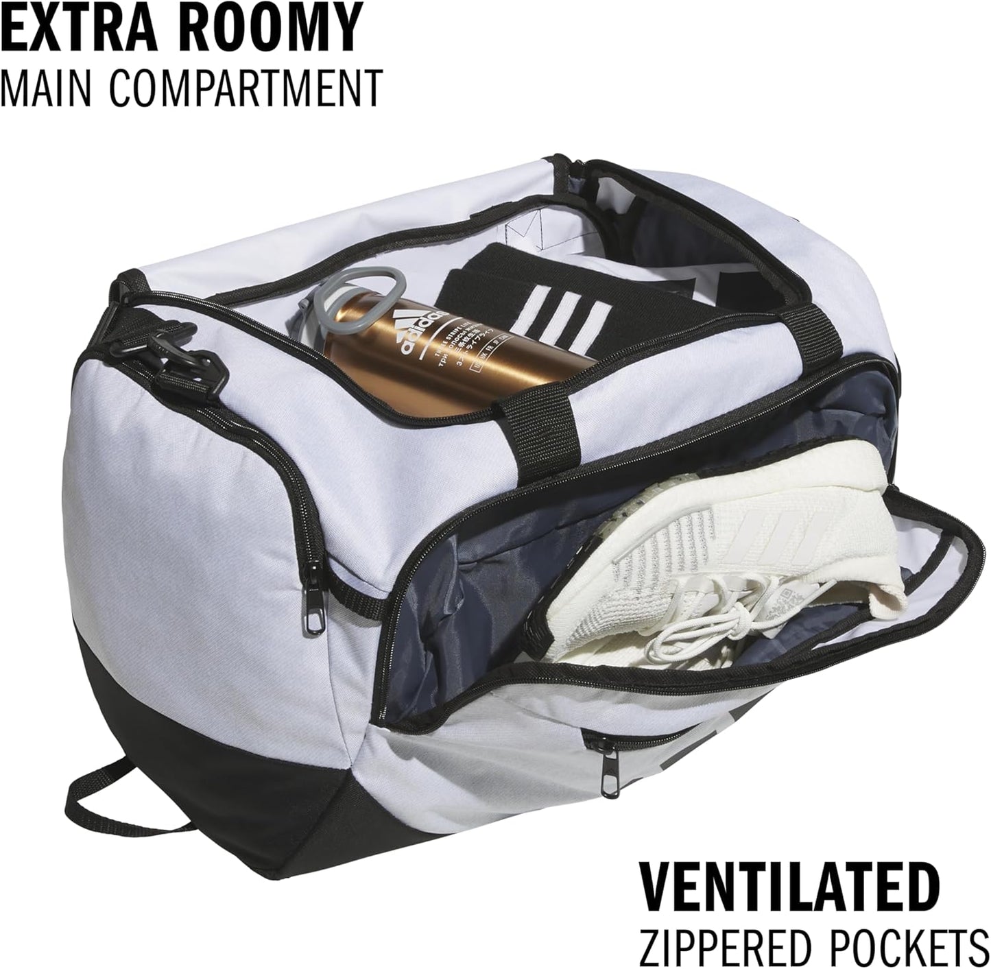 adidas Defender 5.0 Duffel Bag – Durable for Sports, Gym & Travel