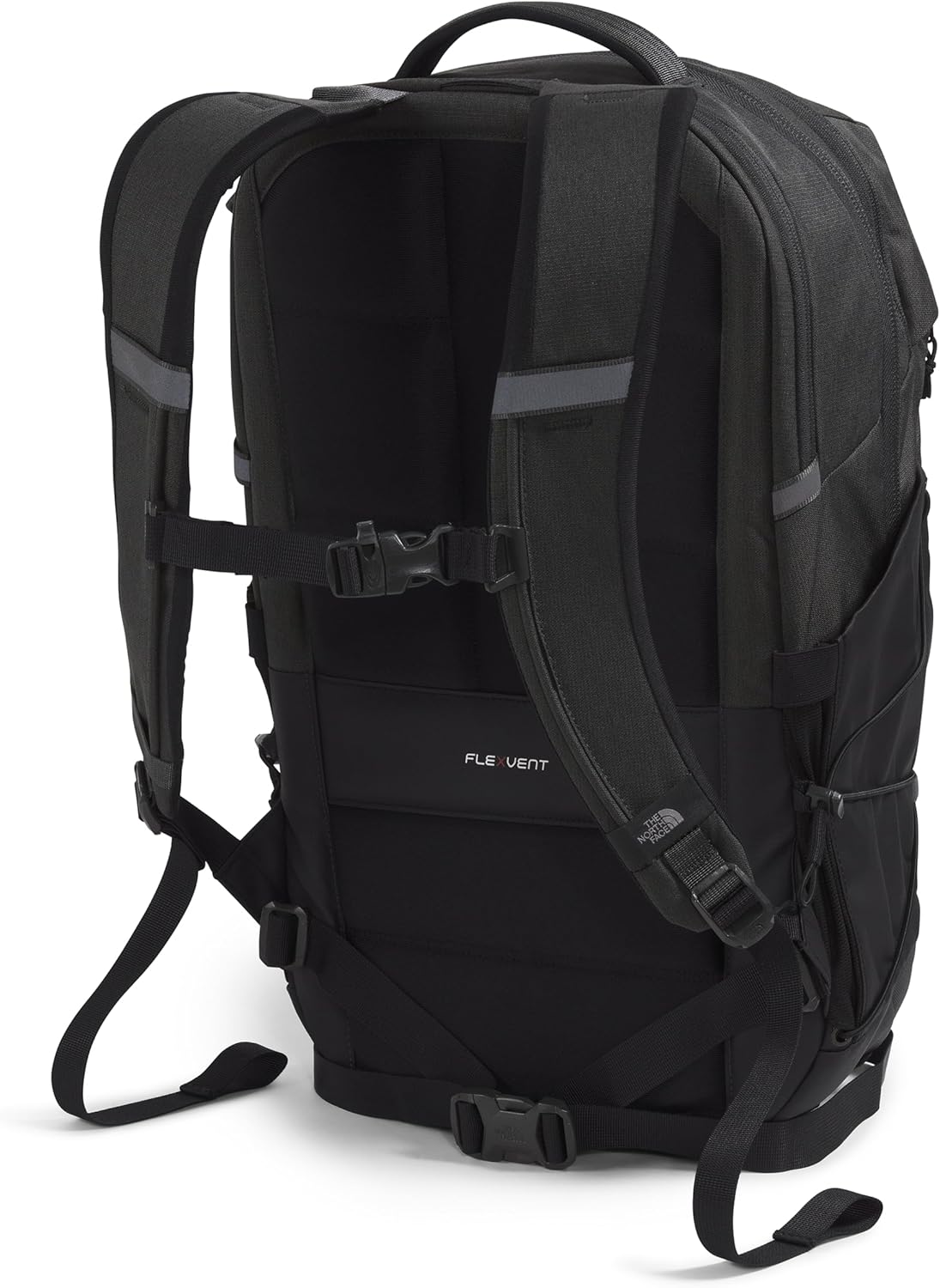 The North Face Borealis Commuter Laptop Backpack | Water Repellent Finish, 16" Laptop Sleeve, Large Main Compartment for Everyday Carry, Asphalt Grey Light Heather/TNF Black-NPF, One Size