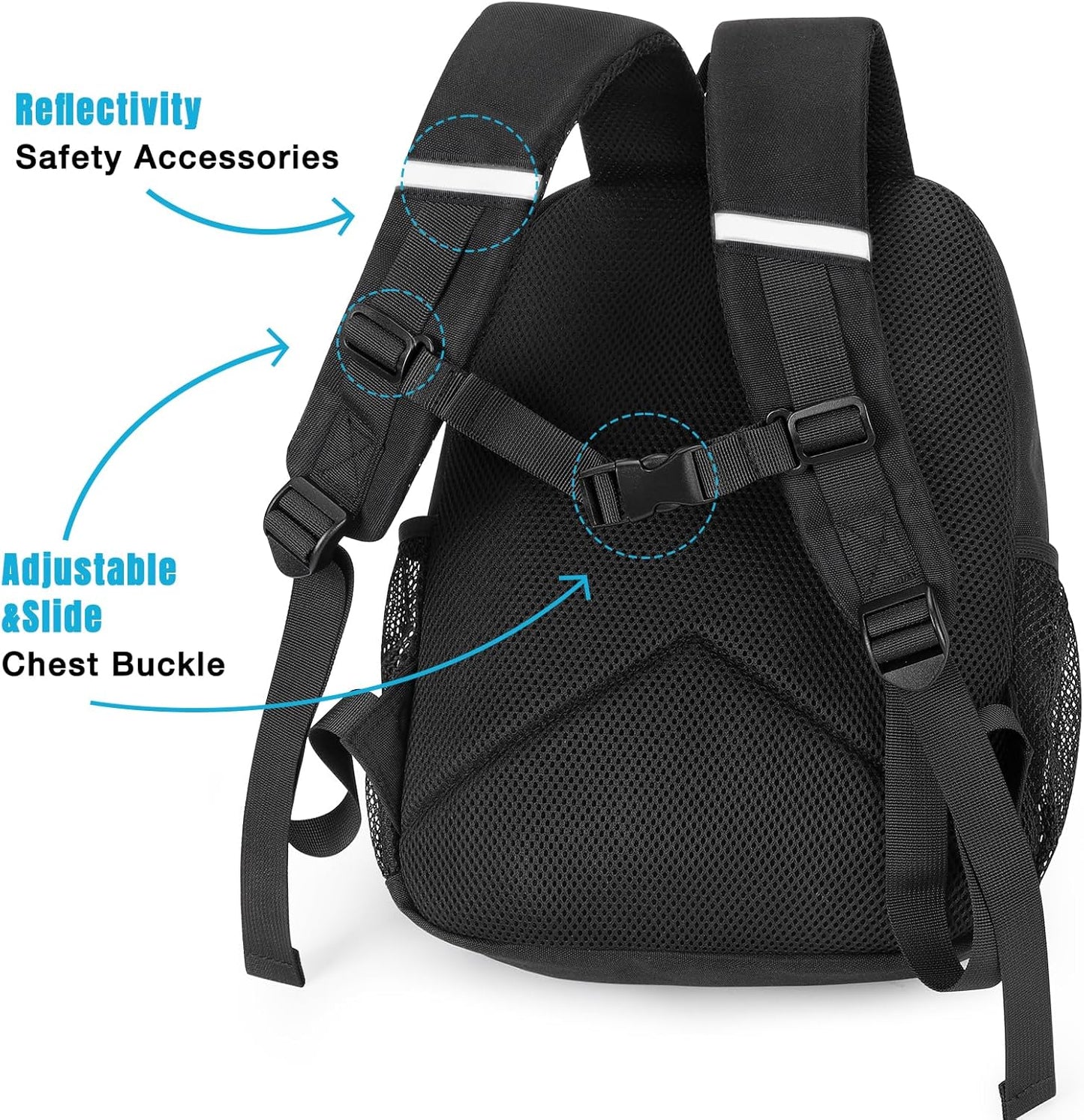 STEAMEDBUN Toddler Backpack for Boys 2-4,Kindergarten Backpack for Boys,Preschool Backpack,Mini